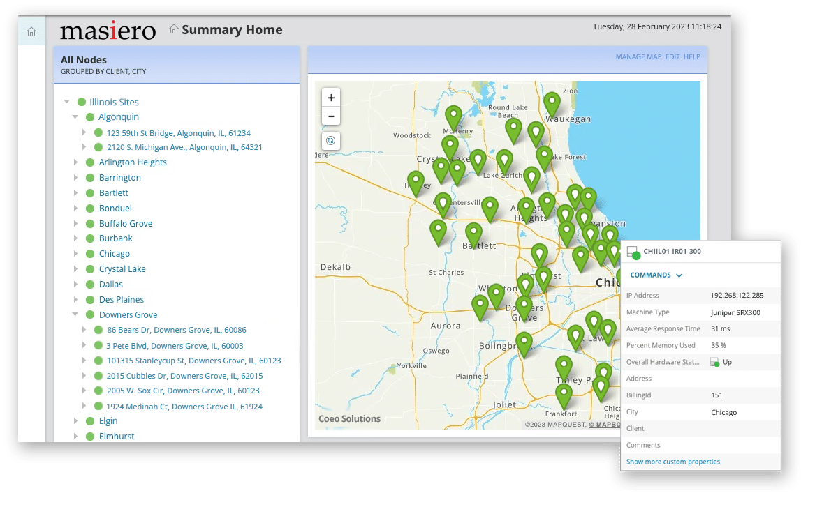 Masiero Network Monitoring